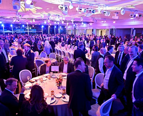 Vue de la Soirée de Gala organisée par le salon Siec